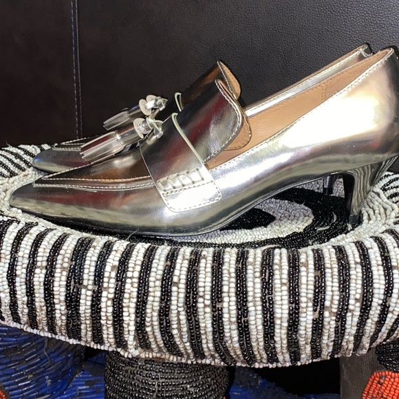 COACH ‘Betty Loafer’, Metallic/Silver, 8.5B - Picture 6 of 8